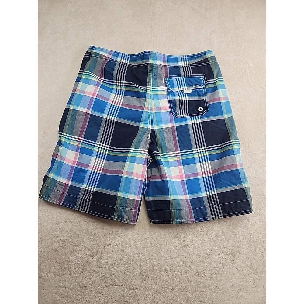 Abercrombie & Fitch Men's‎ XL Plaid  Board Swim Shorts 9 Inch Inseam